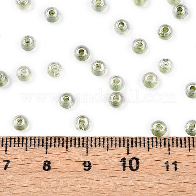 6/0 прозрачные внутри цветные стеклянные круглые бусины SEED-N006-004H-1