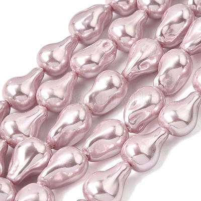 Нити бусин из гальванизированного непрозрачного стекла EGLA-K063-01E-1