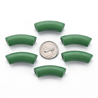 Непрозрачные акриловые бусины MACR-S372-001B-17-6333-1