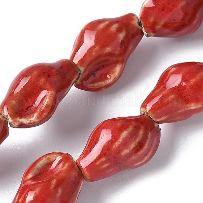 Фарфоровые бусины ручной работы серии «Океан» PORC-R002-04J-1