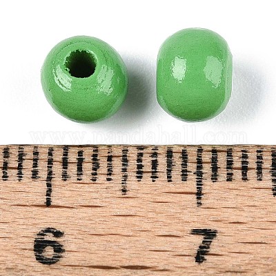 Круглые бусины из натурального дерева схима WOOD-A018-6mm-08-1
