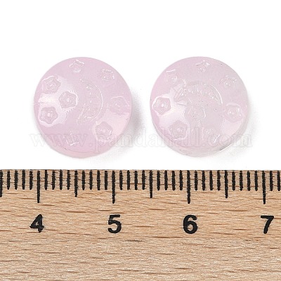 Прозрачные стеклянные бусины DGLA-E004-09D-1