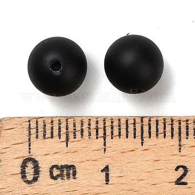 Матовые пластиковые бусины с имитацией жемчуга KY-F022-8mm-05-1