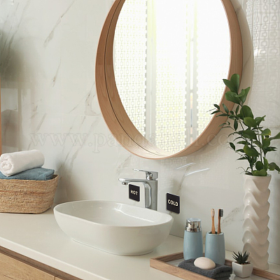 2 шт. акриловые знаки холодной и горячей воды AJEW-WH0270-332-1