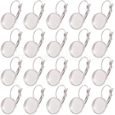 60 шт. застежка для сережек из нержавеющей стали 304 STAS-SC0010-25-1