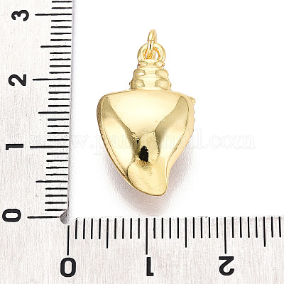 Латунные микропаве прозрачные подвески с фианитом KK-N268-59G-1