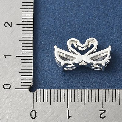 Латунные микро проложить кубического циркония бусы KK-A253-07S-1