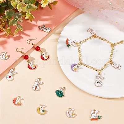 Подвески из сплава эмали 64шт 16 стиля ENAM-CA0001-33-1