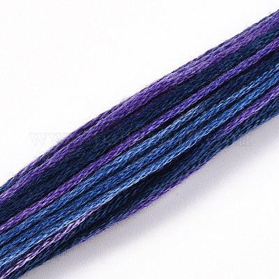 10 моток двухслойной полиэфирной нити для вышивания&nbsp;OCOR-K006-A72-1