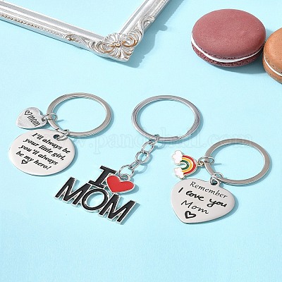 1 шт. брелки из эмалированного сплава KEYC-FS0001-12-1