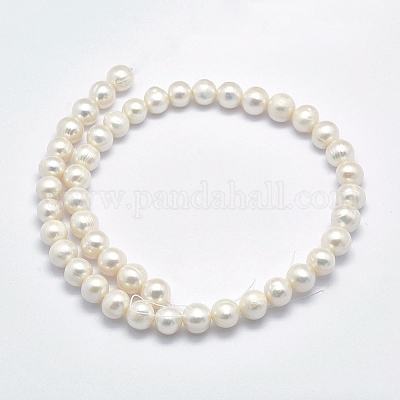 Нити из натурального культивированного пресноводного жемчуга PEAR-F007-02-01-1