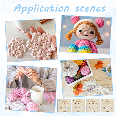 4 шт. доски для намотки деревянной резьбы&nbsp;AJEW-OC0005-38-1