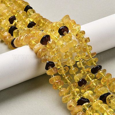 Янтарные шарики нити&nbsp;G-L095-I01-01-1