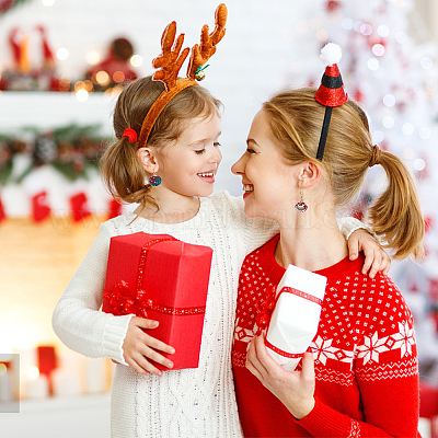 64 шт. 2-х цветные подвески из алюминиевой ткани с хлопковым покрытием FIND-FH0003-95-1