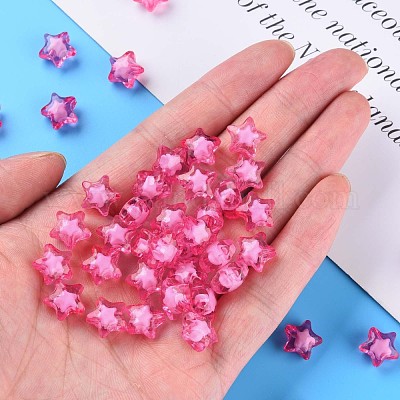 Прозрачные акриловые бусины TACR-S152-01A-705-1