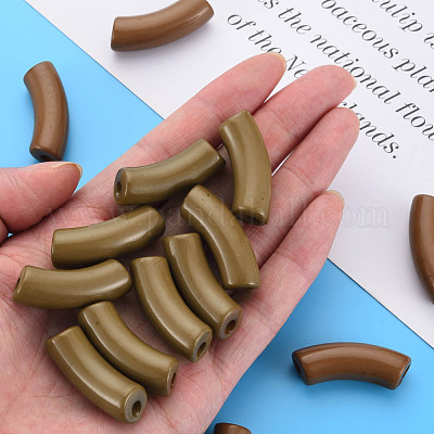 Непрозрачные акриловые бусины MACR-S372-001B-18-0937-1