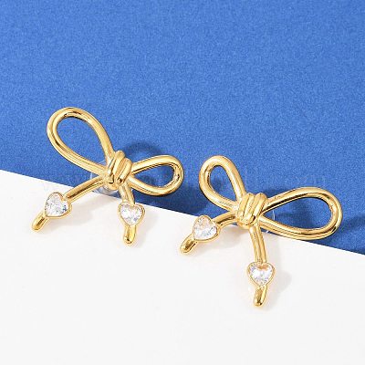 Серьги-гвоздики из нержавеющей стали 304 с кристаллами и стразами EJEW-G423-25G-1