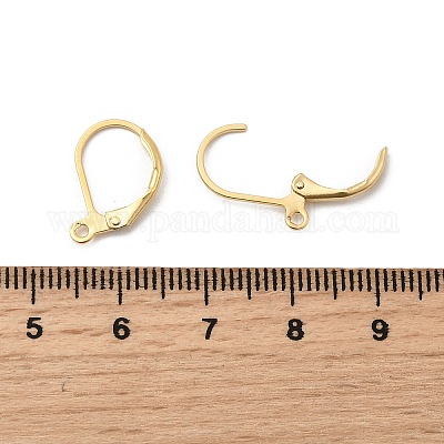 Латунная фурнитура Leverback для серег KK-F824-007G-1-1