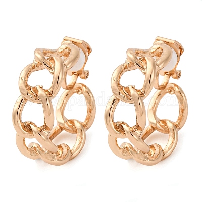 Клипсы из сплава силикона EJEW-Z120-01G-01-1