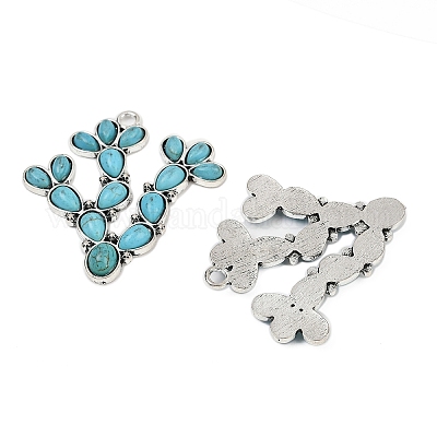 Синтетические бирюзовые подвески FIND-C068-20AS-1