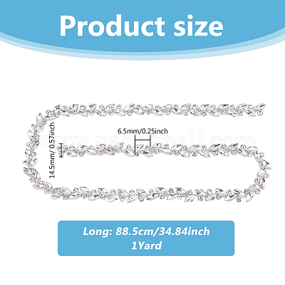 Стеклянный горный хрусталь ручной работы из бисера FIND-WH0161-66A-1