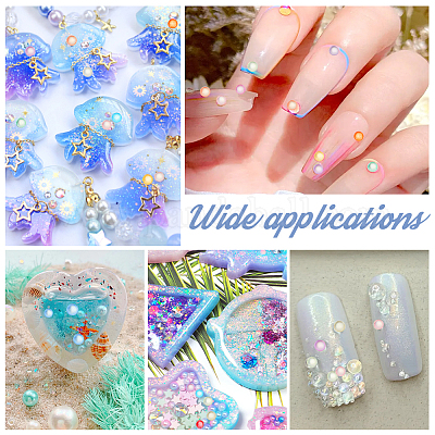 195 г двухцветных прозрачных матовых стеклянных бусин GLAA-OC0001-40-1