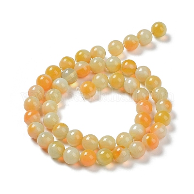 Стекло круглые бусины нити GLAA-M044-01A-1