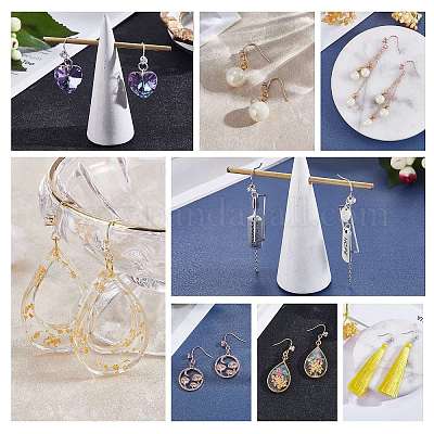 20 шт. 2 цветных латунных крючка для серег JX502A-1