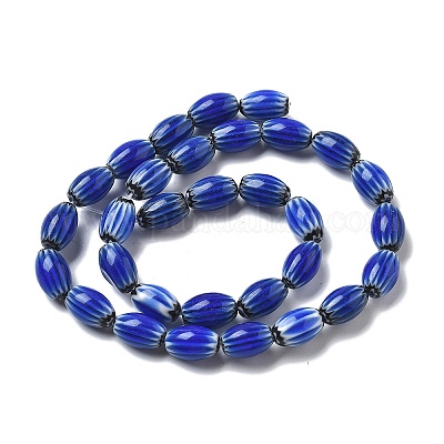 Ручной работы millefiori стеклянные бусины нитки LAMP-F035-12F-1