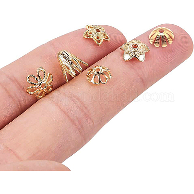 Шапочки и конусы для бусин KK-BC0004-29G-1