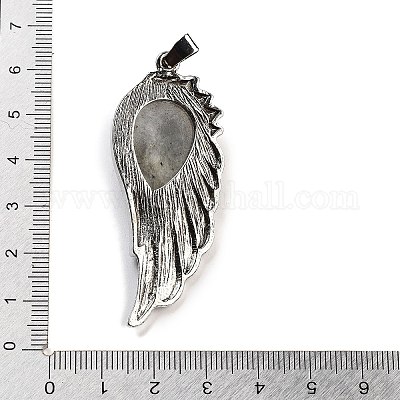 Натуральный лабрадорита большие подвески G-G112-02AS-05-1