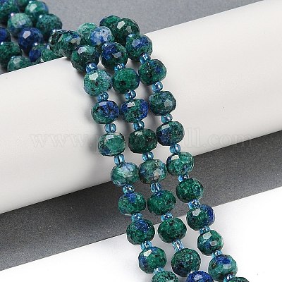 Нити бусин из натуральной кунжутной яшмы G-H057-A21-08-1