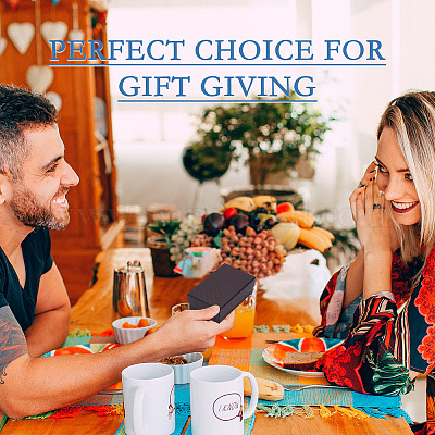 Прямоугольная картонная бумажная шкатулка для драгоценностей CON-TAC0015-01F-1