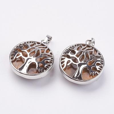 Природные и синтетические смешанные каменные подвески KK-K216-A-1