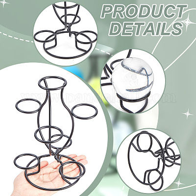 Железные подставки для пасхальных яиц с 7 слотом ODIS-WH0058-21B-EB-1