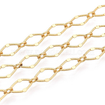 Латунные цепи с ромбическими звеньями CHC-T018-48G-1