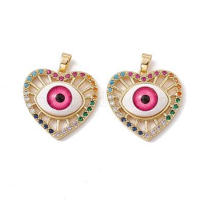 Латунные микро проложить кубического циркония подвески KK-E068-VC047-1