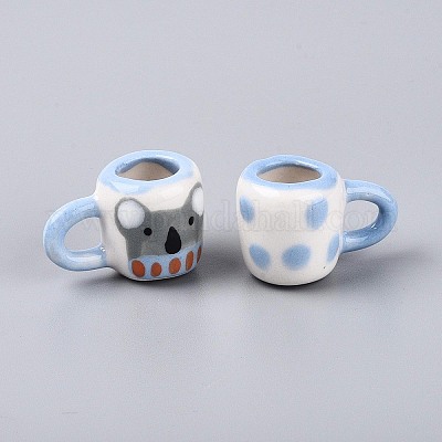 Декоративная кружка ручной работы из фарфора в виде коалы.&nbsp;PORC-T133-58-1