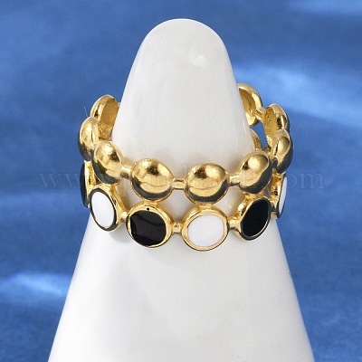 Регулируемые манжетные кольца из нержавеющей стали 304 RJEW-Q015-01G-B-1