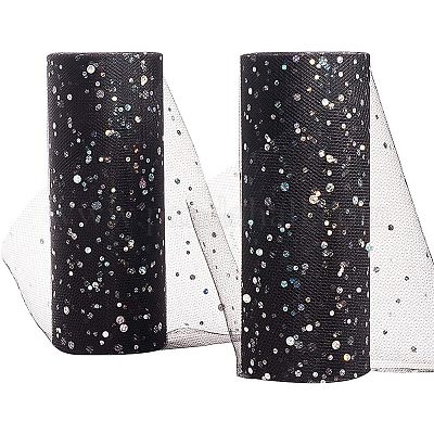 Сетчатые ленты с блестками и пайетками OCOR-BC0008-40-1