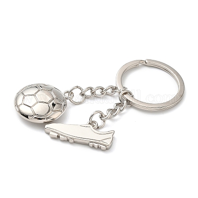 Брелки из сплава в виде футбольных бутс KEYC-I119-06P-1