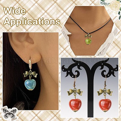 24 шт. 6-х цветные фарфоровые подвески ручной работы PALLOY-CJ00162-1