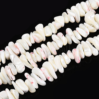 Нити бусин из натуральных трохоидных/трохус ракушек SSHEL-T017-29-1