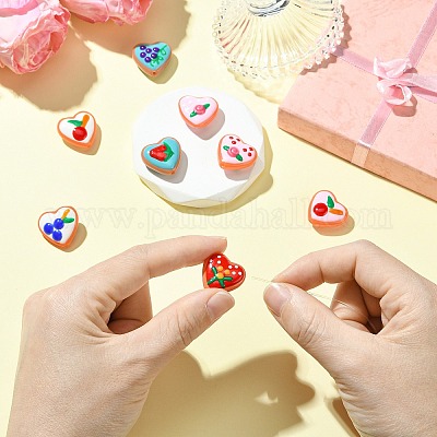 9 шт. 9-х цветные стеклянные бусины LAMP-CJ0002-45-1