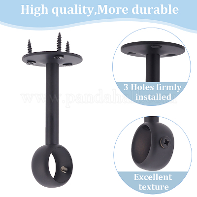 Ahademaker 4 комплект 2 цвета 201 нержавеющая сталь карнизы потолочные кронштейны FIND-GA0005-68-1