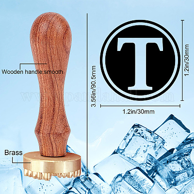 1 шт. головка штампа из латуни золотистого тона DIY-CP0008-06T-1
