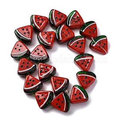 Фруктовая серия бусины ручной работы лэмпворк LAMP-R003-04E-1