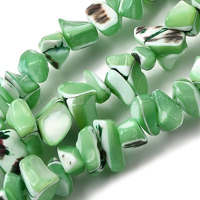 Нити бусин из натуральных трохоидных/трохус ракушек SHEL-B003-02D-1