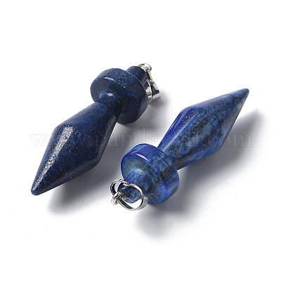 Крашеные природные лазурит подвески G-C187-03B-1