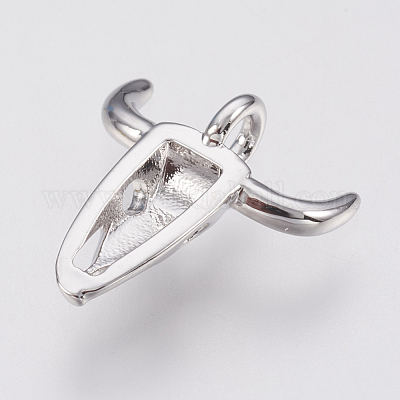 Латунные подвески ZIRC-F083-009P-RS-1